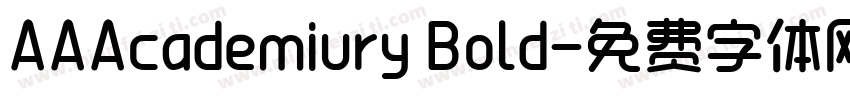 AAAcademiury Bold字体转换